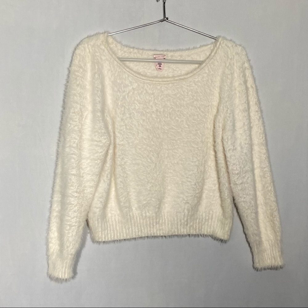 Victoria’s Secret sweater.  Size M.  White.